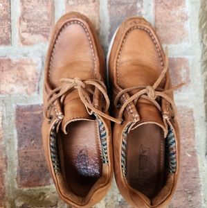 Pikolinos Wallabees Style Cognac Color Leather EU 39